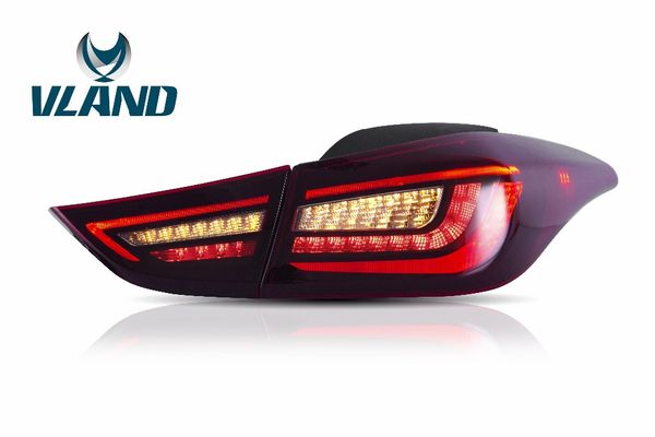 

vland factory for car tail light for elantra led taillight 2011-2016 elantra tail lamp turn signal with sequential indicator