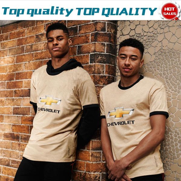

2020 united away pink soccer jersey #6 pogba football shirt 19/20 #9 martial #10 rashford football uniforms away drop shipping, Black;yellow