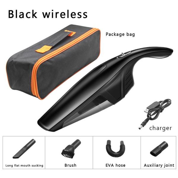 

4000kpa strong power 120w portable wireless car vacuum cleaner wet and dry dual-use handheld vacuum cleaner for auto home clean