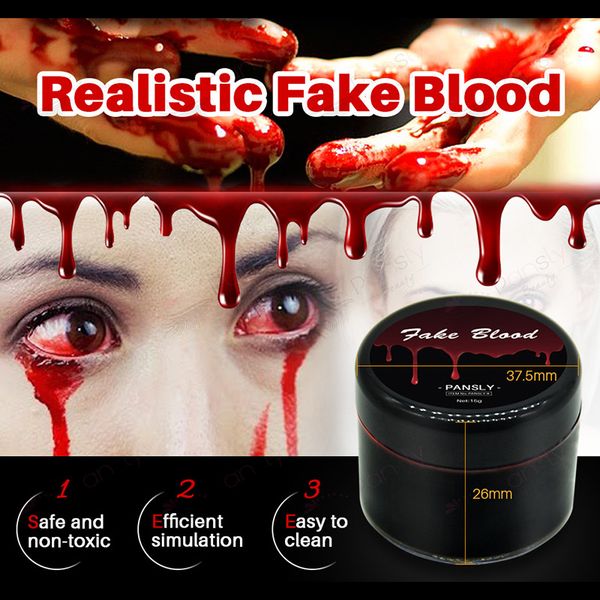 

halloween makeup fake blood face body paint wounds scars cosplay party supplies