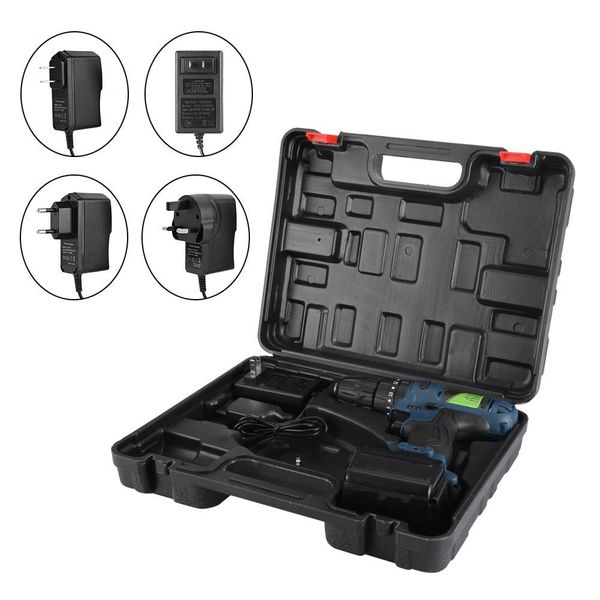 

21v electric rechargeable cordless drill screwdriver handheld professional tool