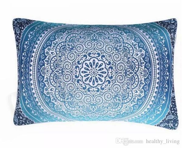 

bohemian pillow cover cushion christmas gifts mandala pillowcase wedding decorative ployester pillow cover 50*30cm