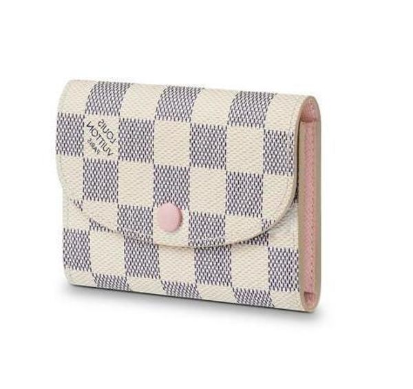 

Rosalie Purse Coin N61276 Новые женские модные показы Экзотические кожаные сумки Знаковые сумки Клатчи Вечерние цепочки Кошельки Кошельки