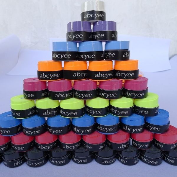 

60 pcs abcyee new tennis grip tennis overgrip,badminton grip, Yellow;black