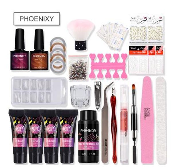 

Полная Poly Gel Set LED гель лак для ногтей Art Kit Быстрый Строительство для Nail Kit Маникюр Н