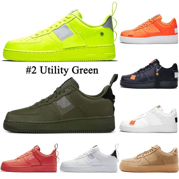 

Utility 1 Dunk Classic Black White Green Men Women Casual Shoes Red Yellow one Sports Skateboarding High Low Cut Wheat Trainers Sneakers NIK