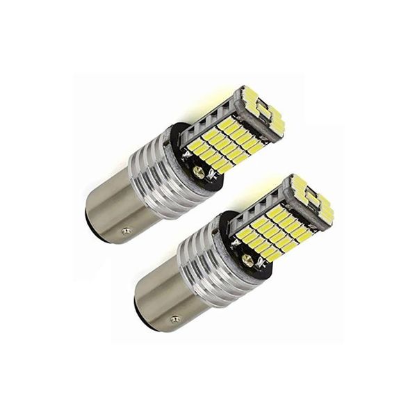 

красные светодиодные чипы 1157 bay15d лампы 45 4014 smd high power lamp тормозная лампа белый p21 / 5w автомобильные лампы автомобильный ист
