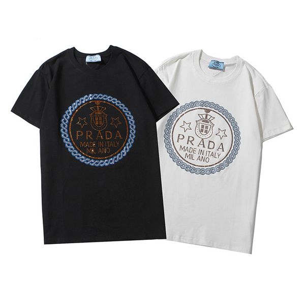 

2020 мужская футболка повседневная о-образным вырезом мужская футболка мода лето бренд с коротким рукавом мужская одежда размер -xxxl топ х, White