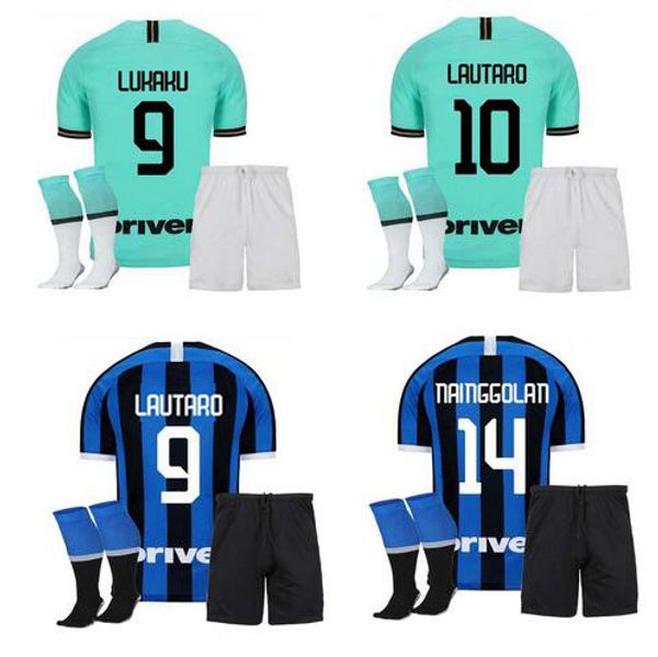

NEW 2019 2020 LAUTARO SKRINIAR POLITANO men soccer jerseys Mushup PERISIC NAINGGOLAN 19 20 ADULT football shirts kits LUKAKU set