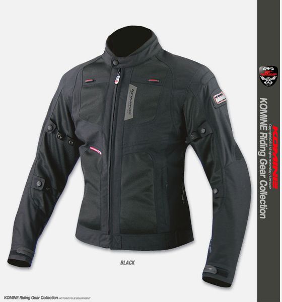 

komine jk031-titanium net motorcycle jacket leather men's jacket off-road motorcycle racing