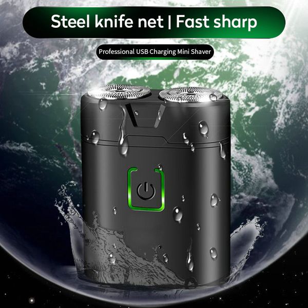 

kemei electric shaver km-w301 mini electric shaver twin blademini razor waterproof usb rechargeable usb charging electric shaver