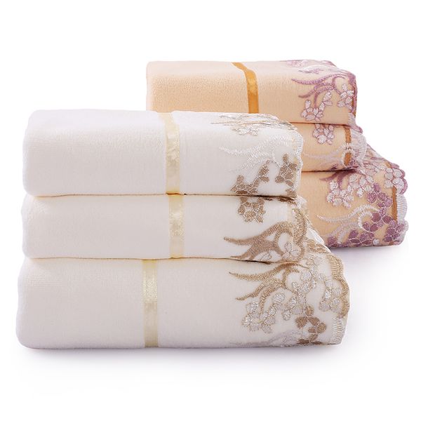 

towel set 2 towel 1 bath three-piece suit couple's wash soft -with gift box