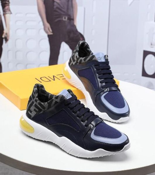 

2093290 new casual blue sneakers men dress moccasins loafers lace ups monk straps boots drivers real leather sneakers shoes