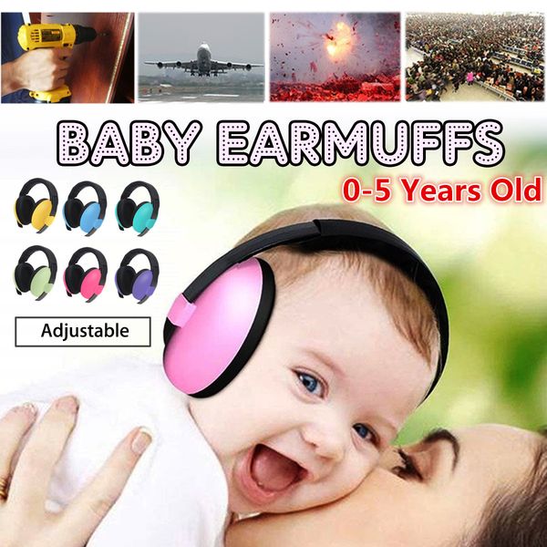ALK 1pc Baby Earmuffs 3 Months-5 Years Old Child Baby Hearing Protection Safety Earmuffs Noise Reduction Ear Protector