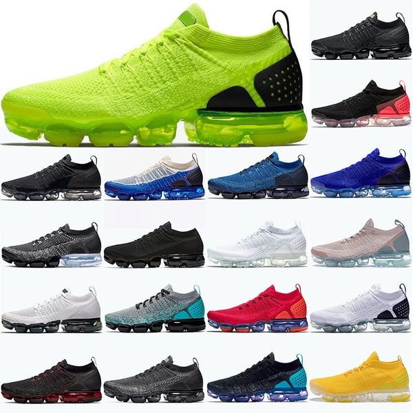 

fly 2.0 air cushion running shoes volt grey symbol 2020 chinese new year trainer triple white orca off men women sport sneakers, White;red