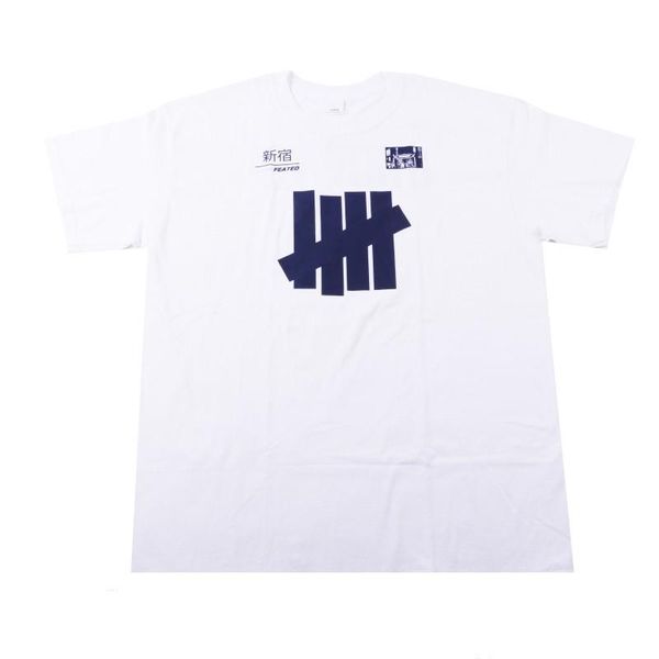 

19ss undftd logo shinjuku printed t-shirt fashion men women hip-hop short sleeve summer tee street skateboard hftttx090, White;black