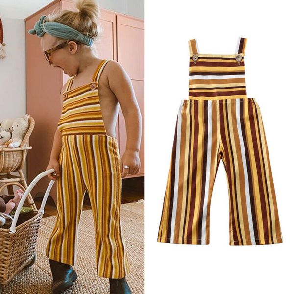

baby girl romper plaid colorful sleeveless long rompers jumpsuit toddler kids summer o-neck clothes sunsuit 0-6 years, Blue