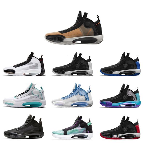 

высокого качество jumpman xxxiv 34 синих пустоты обуви спорта баскетбол аутентичных 3 белухи аква черный кроссовки конструктор