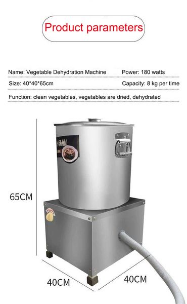 

2020 220v seller stainless steel industrial fruit vegetables centrifugal dewatering dehydrator machine spin dryer