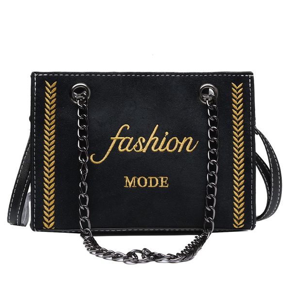 

2019 new vintage letter pattern shoulder bags leather crossbody pack casual wild bag messenger bag handbag for women gift /e