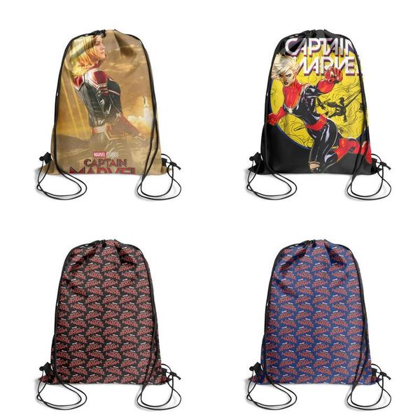 

marvel капитан бри ларсон является колядка дэнверз posterfashion спортивного ремня рюкзака, дизайн поп ограниченного тиража многоразовых стр