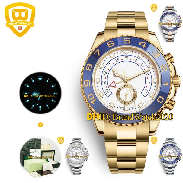 

2020 designer mens watch mens watches 116688 ii no chronograp automatic watch 44mm 316l stainless steel luminous wristwatches, Slivery;brown