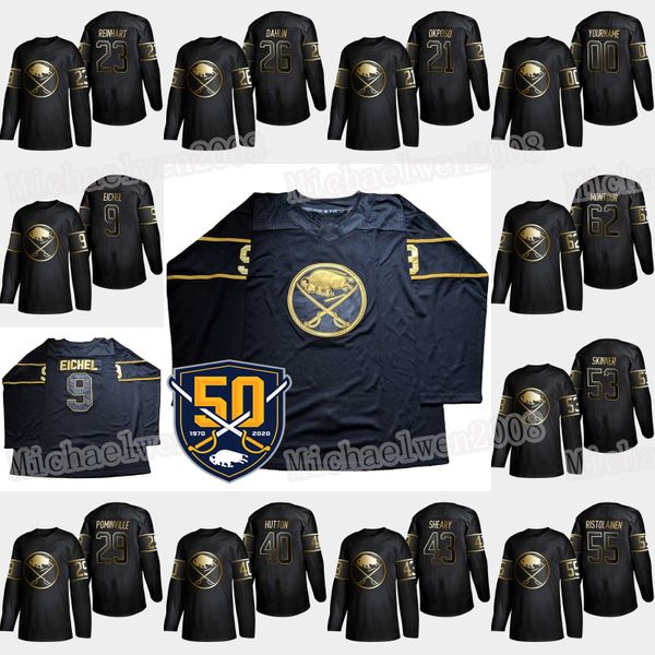 

50th Buffalo Sabres Jack Eichel Jeff Skinner Ristolainen Dahlin Reinhart Okposo Pominville Vesey Miller Johansson Victor Olofsson Jersey