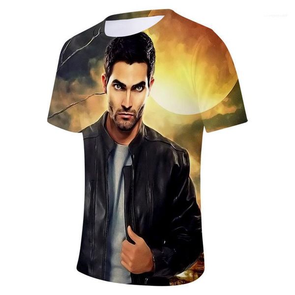 

круглый вырез с коротким рукавом мода homme тройники пара одежда teen wolf derekhale мужские футболки с 3d принтом, White;black