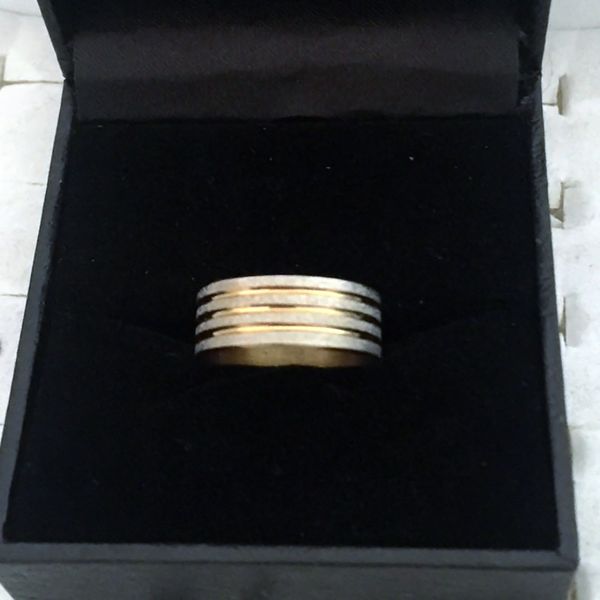 

korean version fashion fashion 8mm wide face grindstone ring gold couple wholesale to ring manufacturers, Golden;silver