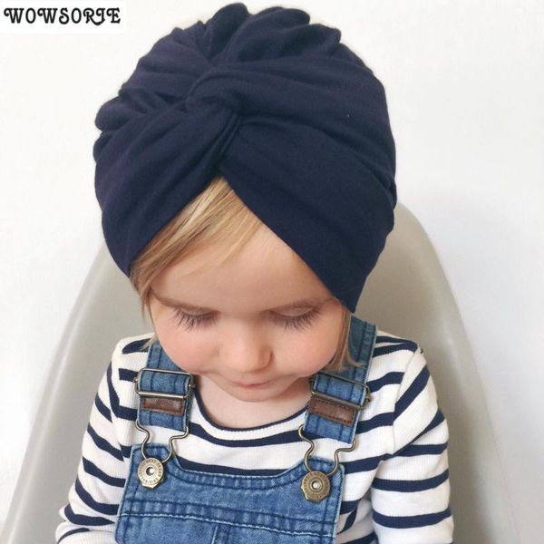 

baby cap girl new designed children hat cotton soft turban baby hats knot girl winter hat bohemian style kids newborn cap