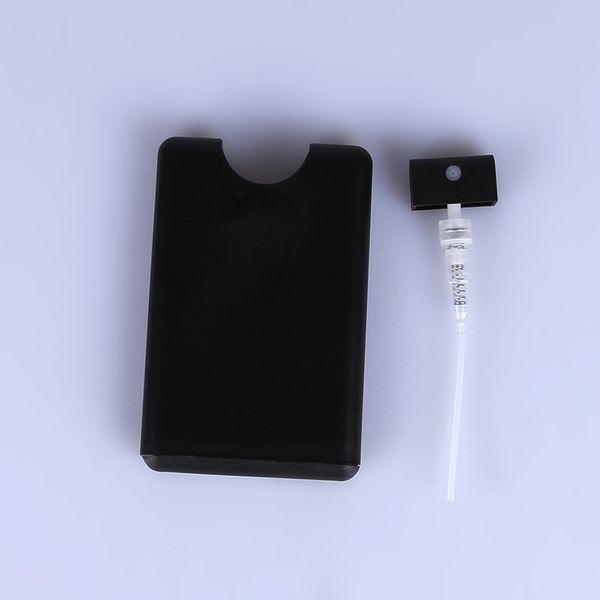 

20ml empty card hape pla tic perfume pray bottle white black clear color perfume refillable bottle hipping