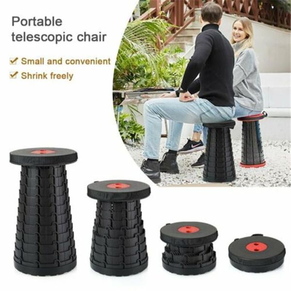 

portable folding stool seat retractable plastic outdoor picnic beach chair 19 styles telescopic stool for hiking camping fishing