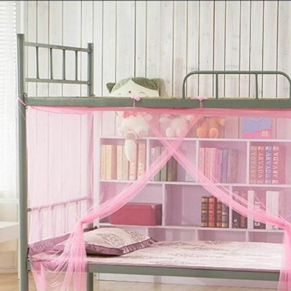 

voile bed square mosquito net white encryption simple nets anti-insect 150cm bed student dormitory mosquito nets a723