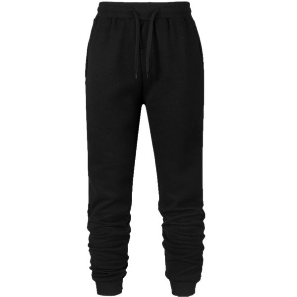 

2019 new long sleeve solid color trousers elegant sweatshirt s-3xl men women casual fashion trousers parkour slim fit, Black