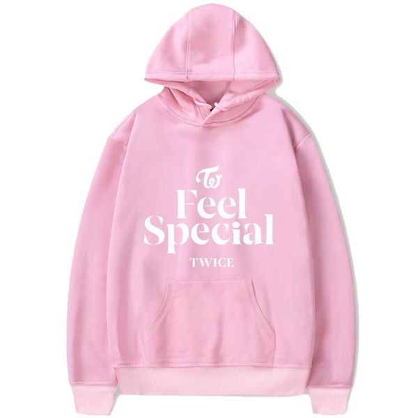 

men's hoodies & sweatshirts mens womens twice feel special letter printed warm fashion streetwear oversized pullovers male felame, Black