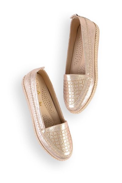 

bambi gold color women espadril shoes h0501004178, Black