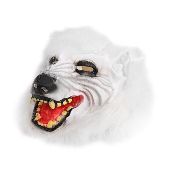 

halloween costume mask party props mask horror devil wolf head full head party silicone animal