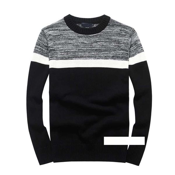 

ralph brand lauren mens knit sweater luxury polo pullover spring autumn bottoming shirt casual round neck selling warm shirt, White;black
