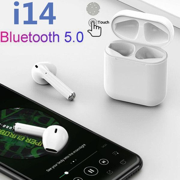 

i14 TWS air mini pods Touch control Wireless Bluetooth 5.0 super bass earphone tws for IPX Android xiaomi samsung s10