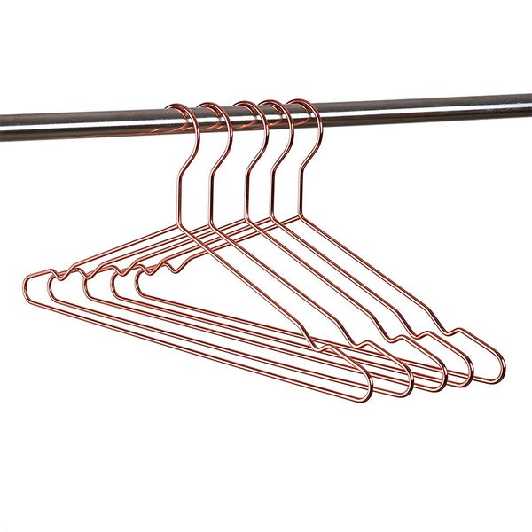 

17 inch heavy duty strong rose gold clothes hangers, coat hangers, suit shirt dress heavy duty clothing