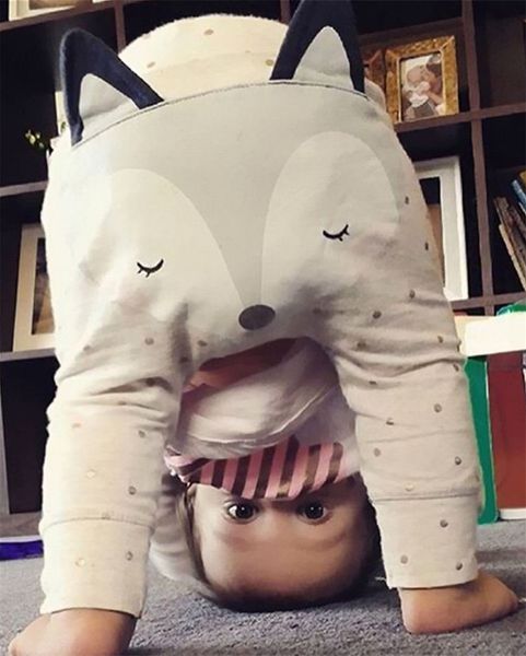 

spring newborn baby boys girls pants cartoon pattern bottom pants harem panty trousers printing casual clothes, Blue