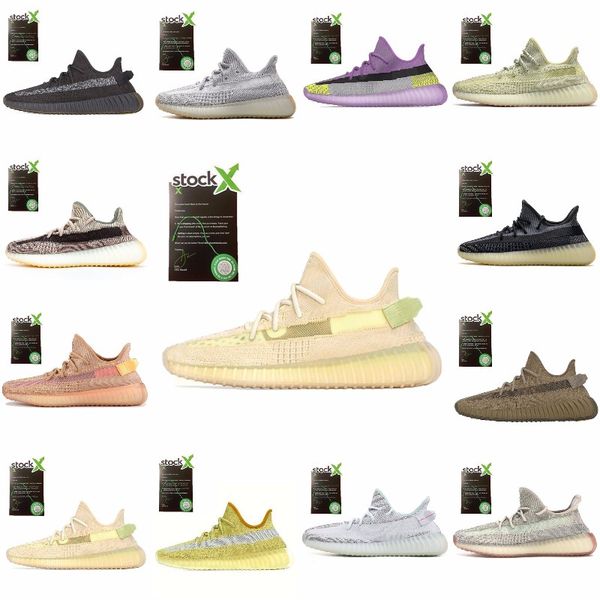 

kanye west static running shoes new israfil cinder desert sage earth tail light zebra womens mens trainers sneakers size 13 luxky j#006485