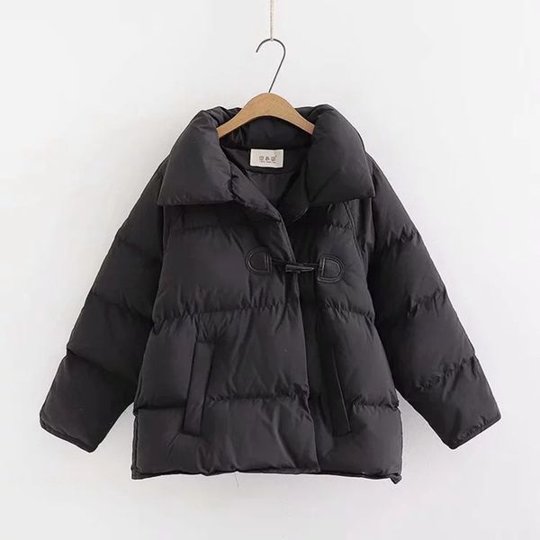 

fashion 2019 winter women parkas jacket coat warm females clothing, Black