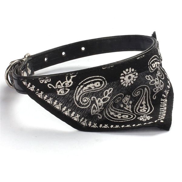 

adjustable pet dog cat puppies collars scarf neckerchief necklace pu +cotton @01