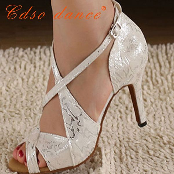 

cdso dance women's latin dance shoes wholesale spot salsa party square shoes high heels 8.5cm
