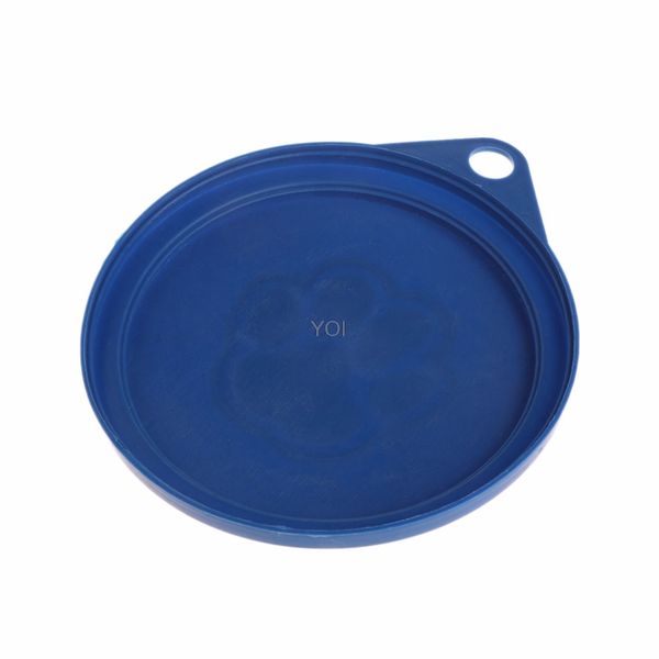 

1pc pet dog cat food can cover silicone storage cap for dogs cats reusable color random fresh lid good quality
