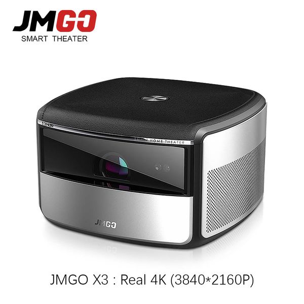

jmgo х3 dlp проектор с разрешением 4k 3840x2160p умный домашний кинотеатр андроид телевизор 3d с bluetooth беспроводной проектор