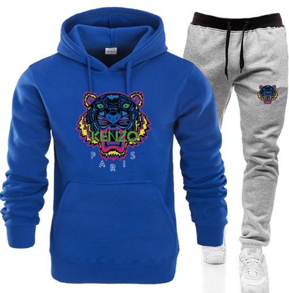 

01s new men's and women's fashion casual clothes two-piece sportswear women's two piece pants hoodies