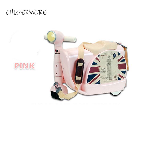 

супер милый детский мотоцикл многофункциональный высокое качество пк прокатки багажа ребенок путешествия предметы первой необходимости чемод