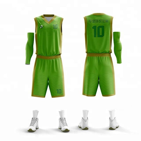 basketball jersey design green color